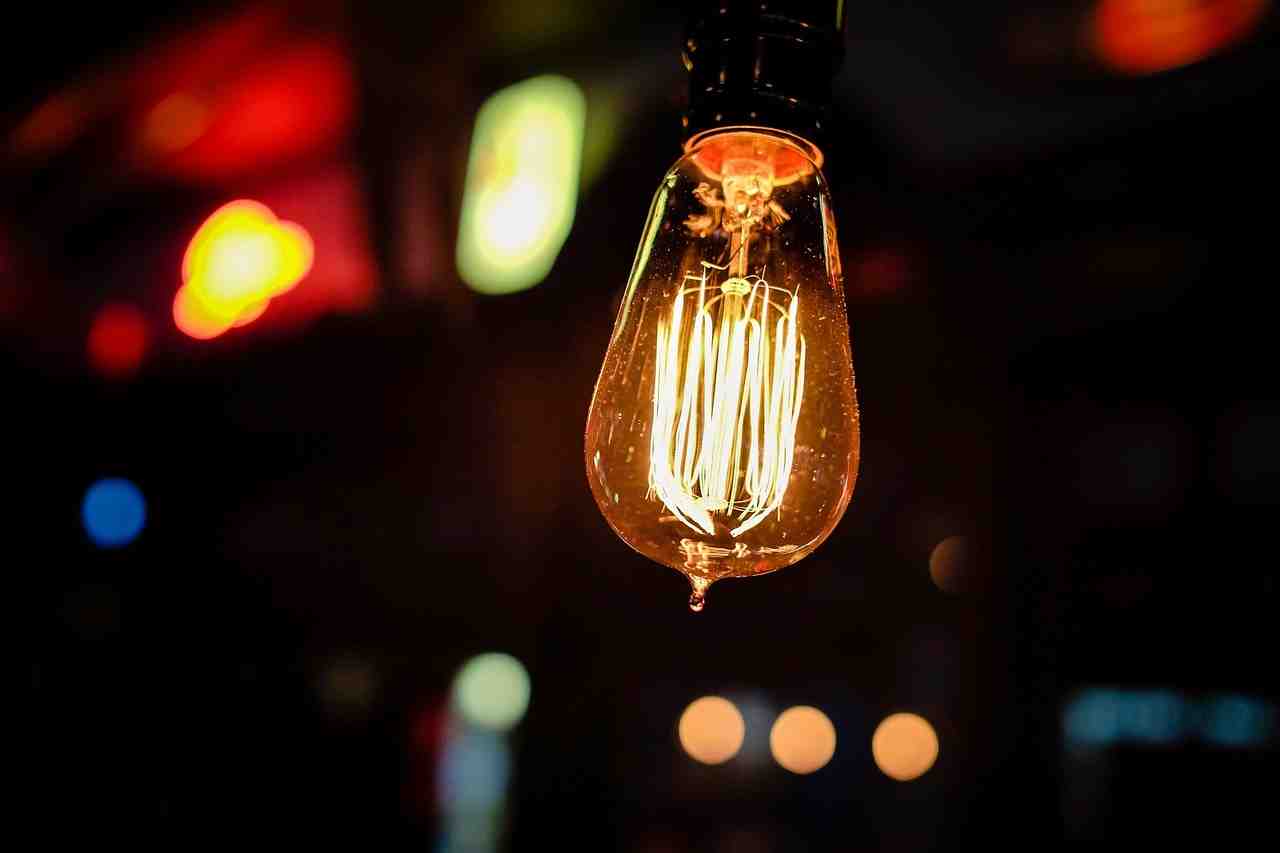 ampoule, lumière, idée